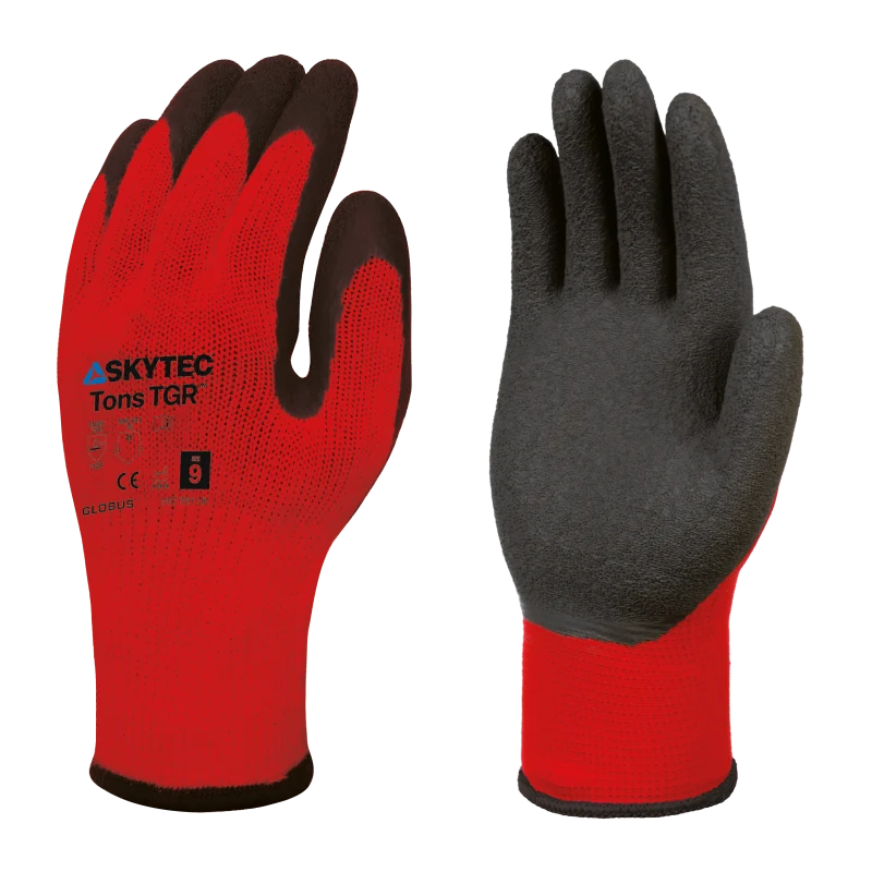 Skytec Tons Red Latex Coated Glove